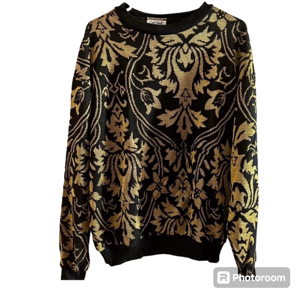 Vintage Damask Sweater by Carol wright